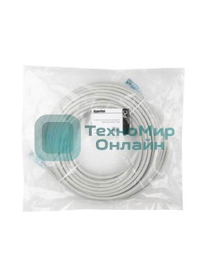 Патч-корд Hyperline U/UTP, Cat.6, LSZH, 20 м, серый PC-LPM-UTP-RJ45-RJ45-C6-20M-LSZH-GY