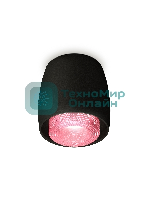 Светильник Ambrella Light XS1142022 SBK/PI черный песок/розовый MR16 GU5.3 (C1142, N7193)