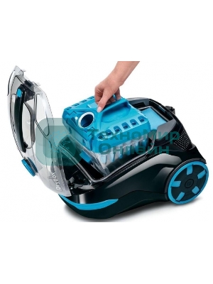 Пылесос Thomas DryBOX черный/синий, 300/1700Вт, уборка сухая, пылесборник контейнер 2.1 л