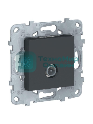 Механизм розетки TV UNICA NEW одиноч. антрацит SchE NU546254