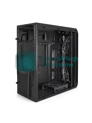 Компьютерный корпус Miditower ExeGate XP-334UC (ATX, без БП, 1хUSB/1хUSB 3.0/1хTypeC, аудио, черный)