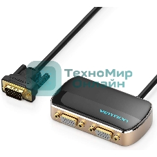 Разветвитель-сплиттер Vention VGA 15M/2x15F на 2 монитора