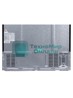 Холодильник Hyundai CS5003F черная сталь двухкамерный 331/165л морозилка сбоку, No Frost, Side by Side