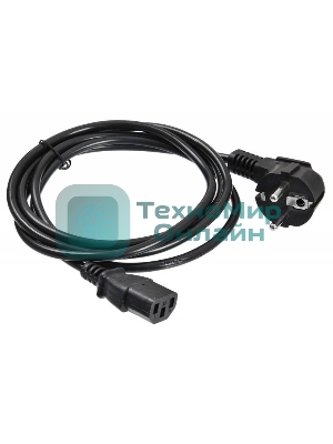 Кабель Buro BU-PCAB-ZP IEC C13 Евровилка 1.8м