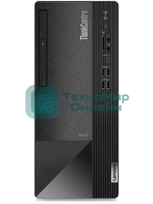 ПК Lenovo Neo 50t MT i5 12400 8Gb SSD256Gb UHDG 730 DVDRW CR noOS WiFi BT 260W kbNORUS мышь клавиатура черный (11SE001WIV)