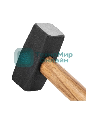 Кувалда Sparta 1500 г, кованая головка, деревянная двухцветная рукоятка