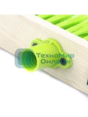 Щетка деревянная Сибртех для подметания пола, 280 мм 5 рядов, прямая тулейка с резьбой