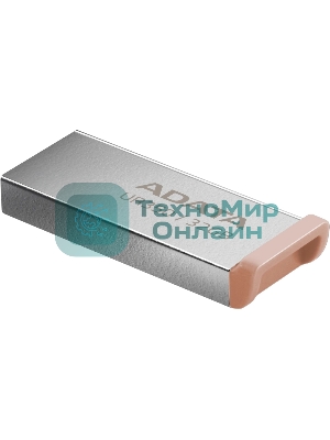 Флешка USB ADATA UR350 (UR350-32G-RSR/BG), 32G, USB 3.2, R/W 100/15, серебристый/коричневый
