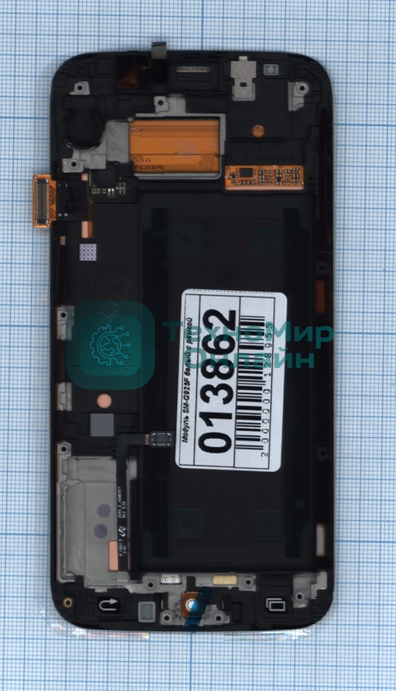 Дисплей для Samsung Galaxy S6 Edge SM-G925F белый с рамкой