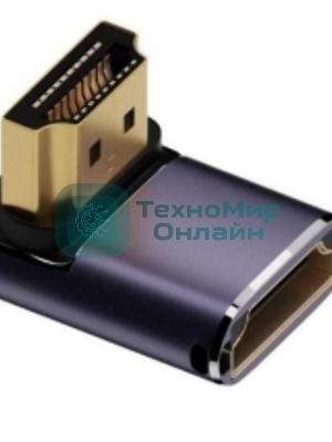 Переходник HDMI угловой папа-мама вниз