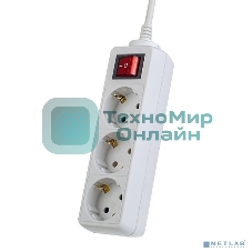 Сетевой удлинитель Perfeo с кнопкой 