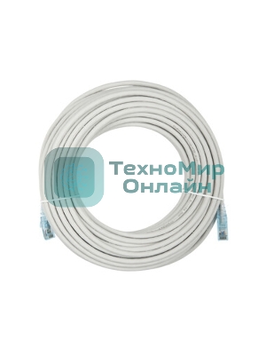 Патч-корд Hyperline U/UTP, Cat.6, LSZH, 20 м, серый PC-LPM-UTP-RJ45-RJ45-C6-20M-LSZH-GY