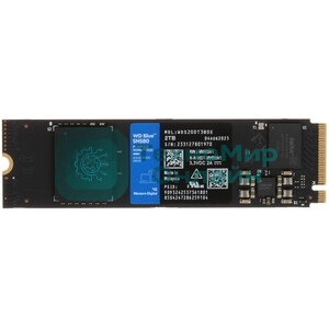 Накопитель SSD 2TB WD Blue SN5100, NVMe, M.2 2280, PCI-E 4x4 R/W - 6700/7100 Mb/s