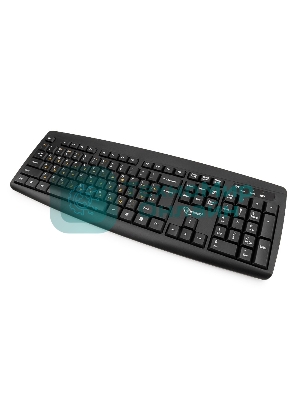 Комплект клавиатура+мышь Gembird KBS-8000 беспроводной, USB, 1600 DPI, чёрный