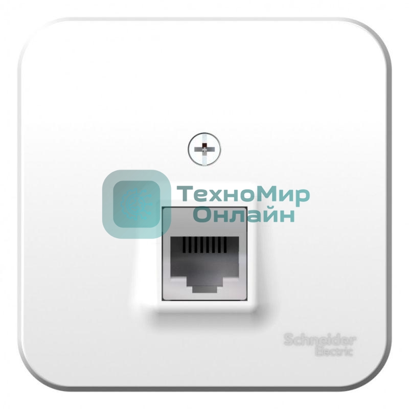 Розетка компьютерная ОП Blanca RJ45 кат.5e изол. пласт. бел. SchE BLNIA045001