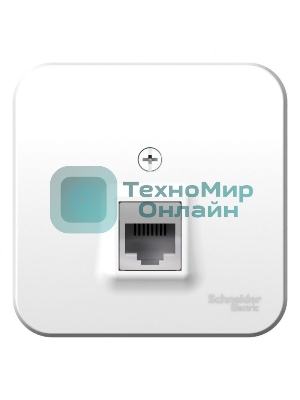 Розетка компьютерная ОП Blanca RJ45 кат.5e изол. пласт. бел. SchE BLNIA045001