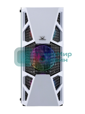 Компьютерный корпус AeroCool/Formula CL-3303W RGb белый без БП ATX 6x120мм 2xUSB 2.0 1xUSB 3.0 audio bott PSU