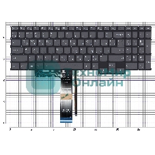 Клавиатура для ноутбука Lenovo 5 Chrome 16IAU7 черная