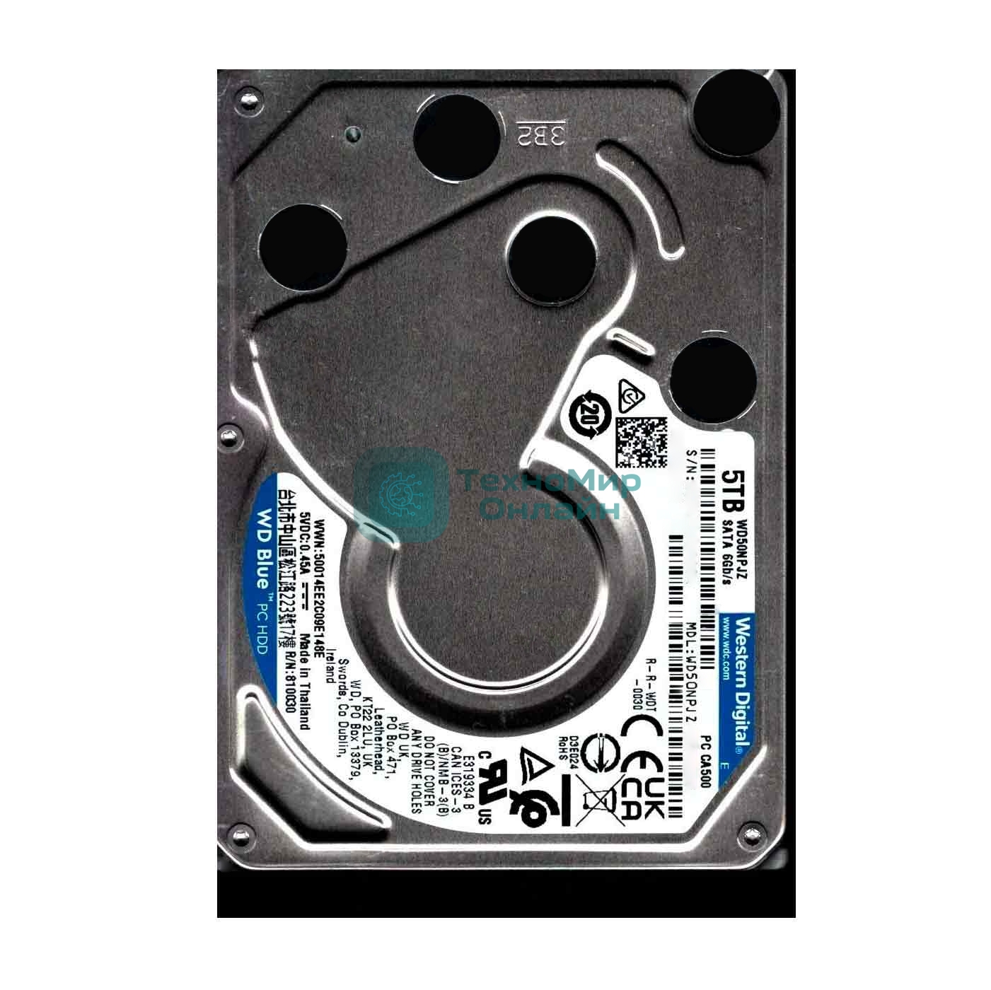 Жесткий диск Western Digital HDD SATA3 5Tb 2.5