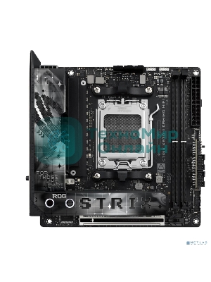 Материнская плата ASUS ROG STRIX X870-I GAMING WIFI, AM5, AMD X870, 2xDDR5, 2xSATA, 2xM.2, 1xPCI-E 5.0 x16, 1xHDMI, 2xUSB-C USB4, 1xUSB-C 10Gbps, 4xUSB-A 10Gbps, 1x 2.5Gb LAN, 2x3.5 мм, Mini-ITX