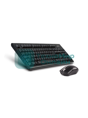 Комплект клавиатура+мышь A4Tech 3000NS беспроводной, USB, 1200 DPI, чёрный