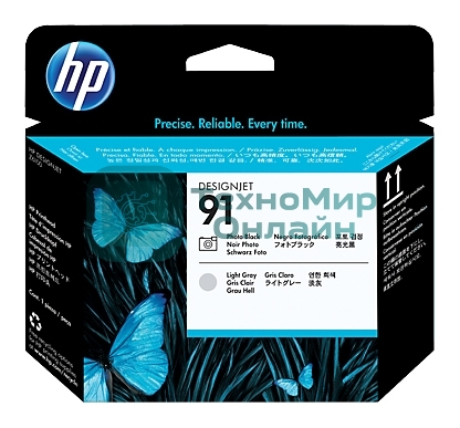 Картридж струйный HP №91 C9463A фото черный/светло-серый печатающая головка для HP Z6100
