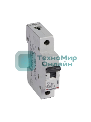 Выключатель автоматический модульный 1п C 32А 4.5кА RX3 Leg 419667