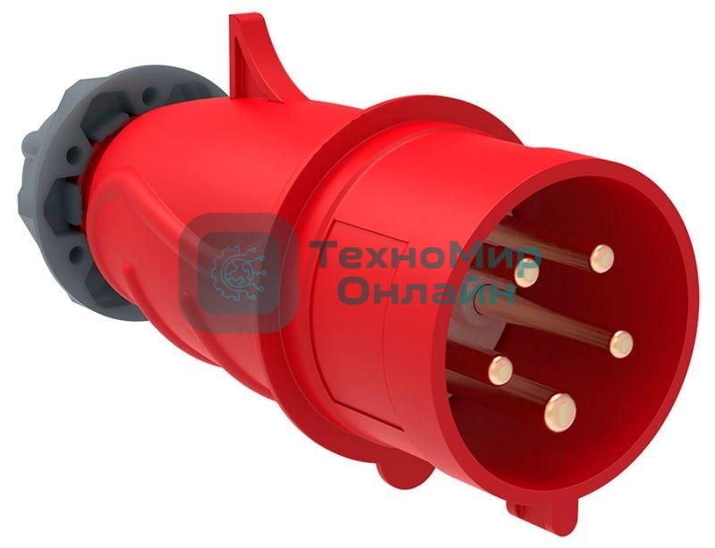 Вилка переносная IEK PSN02-016-5 ССИ-015 16А-6ч/200/346-240/415В 3Р + РЕ+ N IP44 MAGNUM IEK