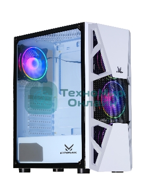 Компьютерный корпус AeroCool/Formula CL-3303W RGb белый без БП ATX 6x120мм 2xUSB 2.0 1xUSB 3.0 audio bott PSU