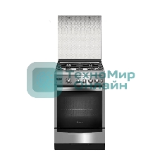 Плита газовая Gefest ПГ 5100-03 0004 серебристый, конфорок 4 шт, духовка 52 л, 50 см x 85 см x 58.5 см