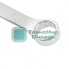 Ключ комбинированный Stels 16 мм, CrV, матовый хром