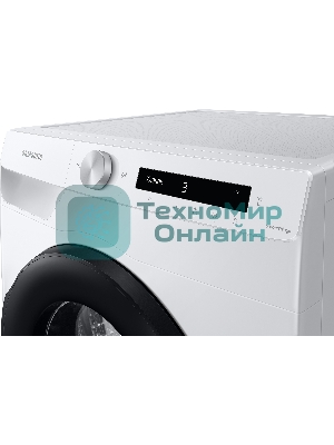 Сушильная машина Samsung DV90T5240AW/LP белый, 9 кг, сушка - тепловой насос, программ - 14, 60 x 85 x 65 см