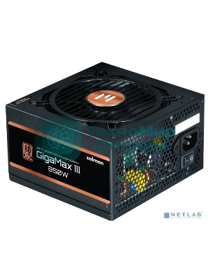 Блок питания Zalman GigaMax III 850W Retail (ZM850-GV3), 850Вт, 80 PLUS Bronze, 120мм, черный