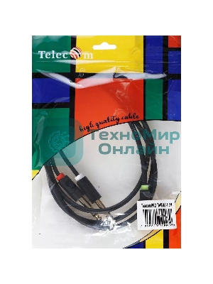 Кабель-адаптер 3.5ST(M)/2X6.35 ST(M), 1.5м, Telecom PRO <TAV6168-1.5M>