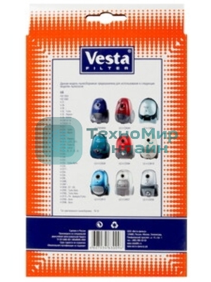 Комплект пылесборников Vesta LG 03