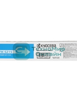 Картридж лазерный Kyocera TK-5215C (1T02R6CNL0) голубой для TASKalfa 406ci 15000 стр.