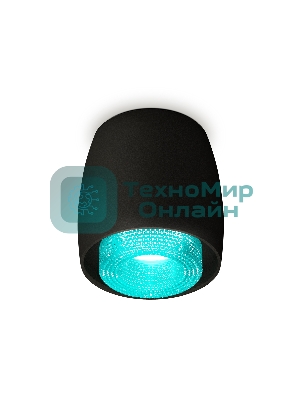 Светильник Ambrella Light XS1142023 SBK/BL черный песок/голубой MR16 GU5.3 (C1142, N7194)