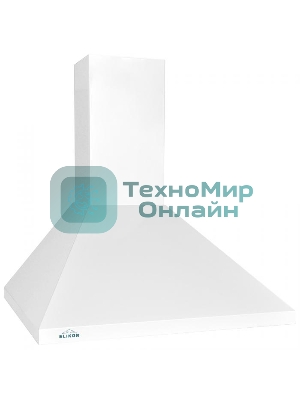 Вытяжка каминная Elikor Вента 60П-430-П3Л белый, 60 см, 430 куб. м/ч, 54 дБ