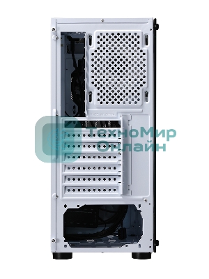 Компьютерный корпус AeroCool/Formula CL-3303W RGb белый без БП ATX 6x120мм 2xUSB 2.0 1xUSB 3.0 audio bott PSU