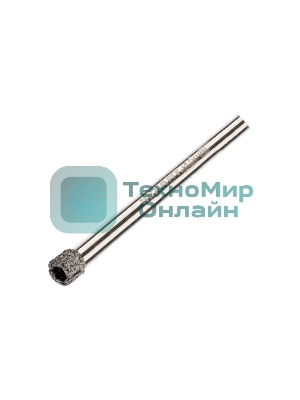 Сверло алмазное Kranz 5 мм, по керамике и стеклу