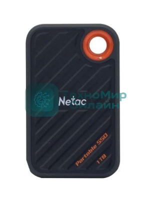 Внешний SSD Netac ZX20, 1TB, USB 3.2 Gen 2x2 Type-C, R/W 2000/1800, черный