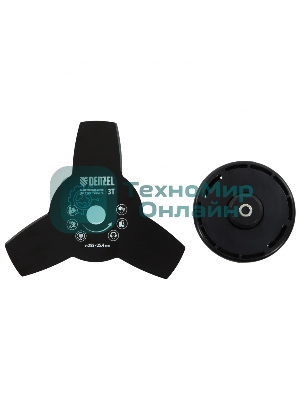 Триммер бензиновый Denzel DR-25, 25 см3, неразъемная штанга, состоит из 2 частей