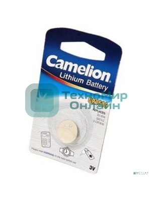 Батарейка литиевая Camelion CR1616 BL-1 (CR1616-BP1, 3V)