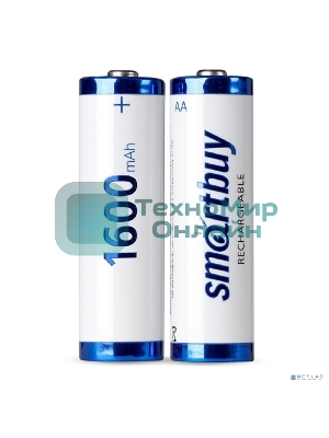 Аккумулятор NiMh Smartbuy SBBR-2A02BL1600 AA/2BL 1600 mAh (24/240) (2шт. в уп-ке)