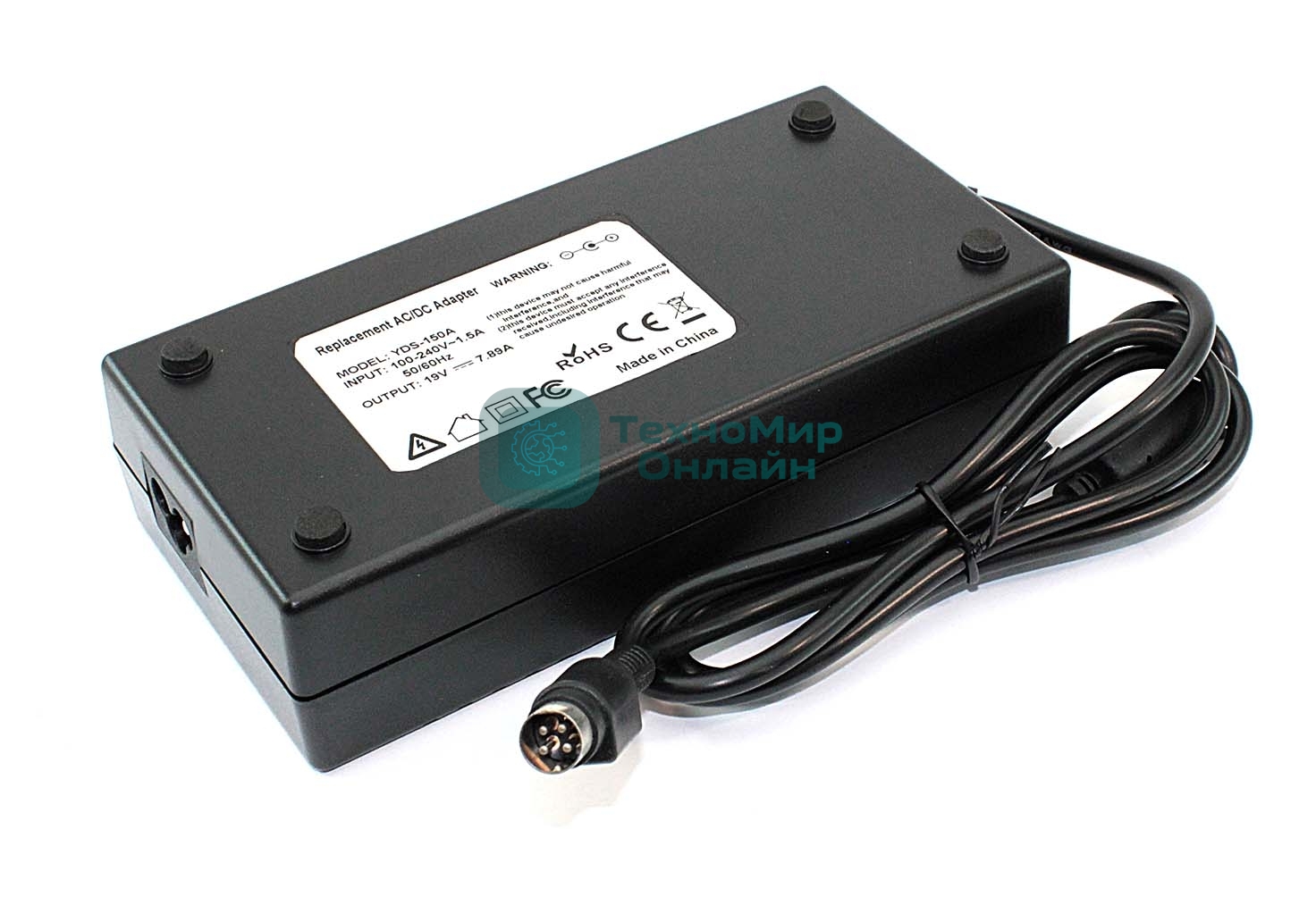 Блок питания (сетевой адаптер) для ноутбуков MSI 19V 7.89A 4pin OEM