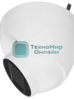 Камера видеонаблюдения аналоговая Dahua DH-HAC-HDW1200TQP-IL-T-0280B 2.8-2.8мм цв.