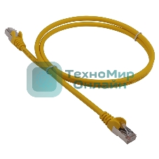 Кабель Патч-корд LANMASTER LSZH FTP cat.5e, 1.5 м, желтый