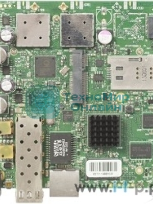 Роутер MikroTik RB922UAGS-5HPacD 922UAGS with 720MHz Atheros CPU, 128MB RAM, 1xGigabit LAN, USB, 1xSFP, miniPCIe, SIM slot, built-in 5Ghz 802.11a/c 2x2 two chain wireless, 2xMMCX connectors, RouterOS L4