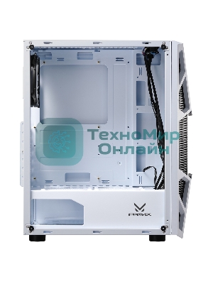 Компьютерный корпус AeroCool/Formula CL-3303W RGb белый без БП ATX 6x120мм 2xUSB 2.0 1xUSB 3.0 audio bott PSU