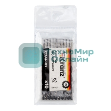 Сверло по металлу Kranz 3,2х65х36 мм HSS (10 шт. в упаковке) DIN 338